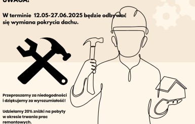 Ważna informacja: prace remontowe w Rezydencji.